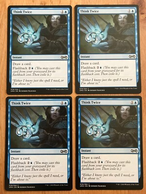 MTG Magic 4x Think Twice ( Ultimate Masters ) M/NM Eng