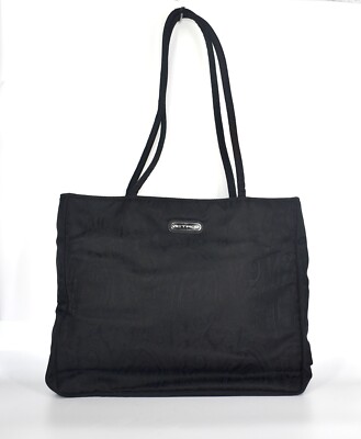 B0 Auth ETRO Black Jacquard Paisley Inside Zippered Pocket Shoulder Handbag Bag