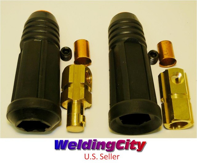 WeldingCity® Dinsetype Twistlock Cable Connector Pair 21/0 3550mm