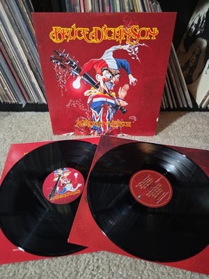 Bruce Dickinson Accident Of Birth 2lp Vinyl 2017 EU Press Inserts NM-/NM- Wax