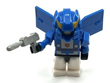 Transformers Kreo (Kre-o) Blue Streak Minifigure -  Minifig w/Weapon