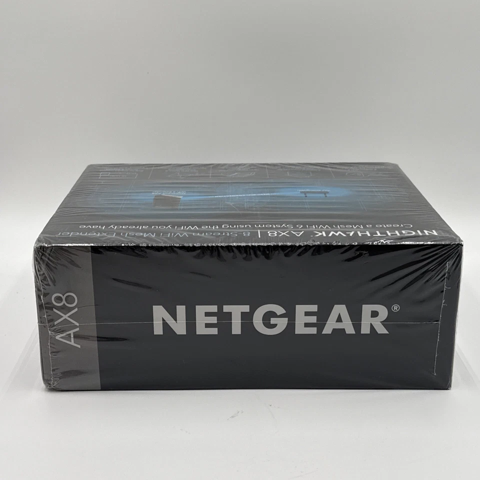 NETGEAR Nighthawk AX8 8-Stream WiFi 6 Mesh Extender (EAX80-100NAS) Sealed - Image 2 of 3