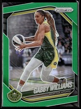 2025 Panini Prizm WNBA #77 Gabby Williams Green Prizms