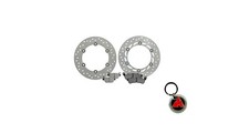 Kit Disco Anteriore Posteriore E Pastiglie Honda Sh 300 2007 2008 2009 2010