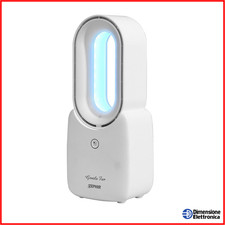 Ventilatore Senza Pale Silenzioso ZEPHIR pgl23Ricaricabile con Luce Led Fresco