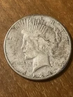 1923 S Peace Silver $1 Dollar, Ungraded, Circulated Coin Money 90% Silver