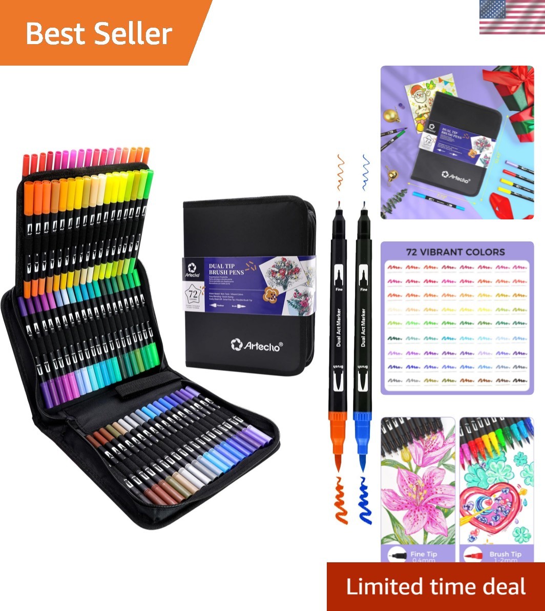 For Adult Coloring Books, Dual Tip Markers For School, Fine.