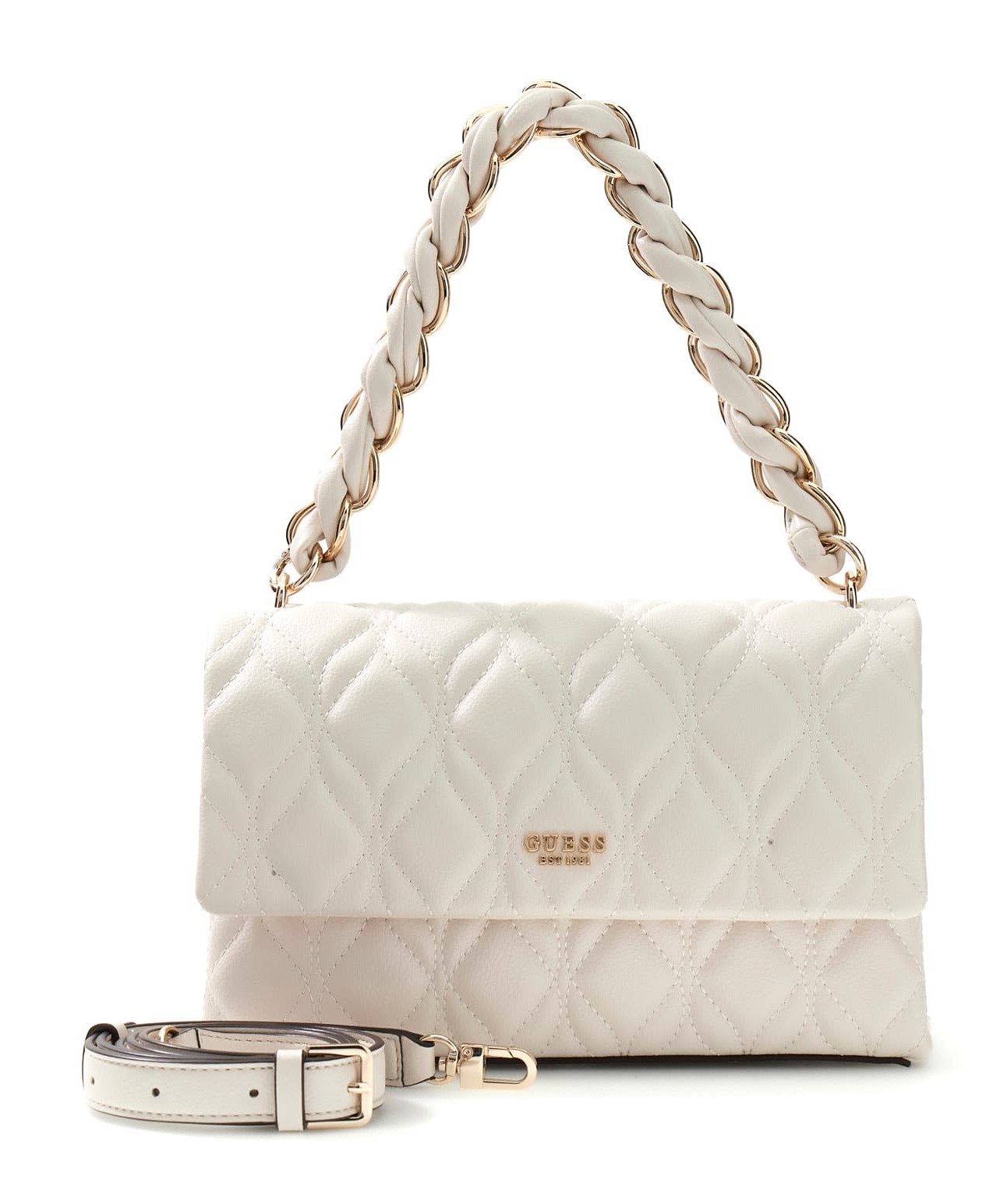 Guess , Handbags, Female, White, One Size, Maxine Flap Crossbody - Image 2