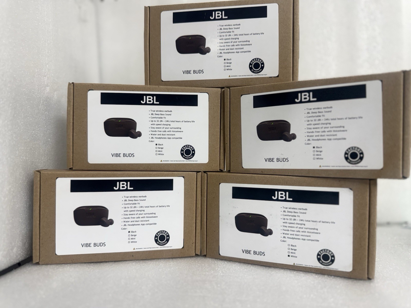 JBL - Vibe Buds True Wireless Earbuds - Black alternate view 2
