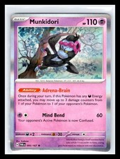 Munkidori 095/167 Twilight Masquerade Holo rara carta Pokémon TCG