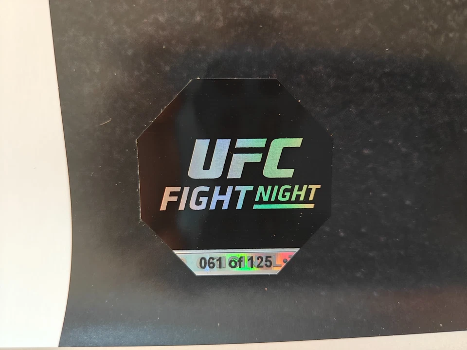 UFC Fight Night Covington Vs Woodley Signed Poster Khamzat Chimaev Autograph 178 - Image 2 of 4