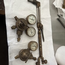 Victor cutting torch gauges Ac27796 & 4214 7 Used W/ Victor Torch 2242 T201