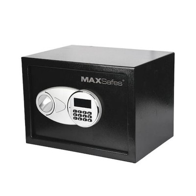 MAXSafes 0.5 cu. ft. Hotel and Office Safe Electronic Keypad Lock Access, Black