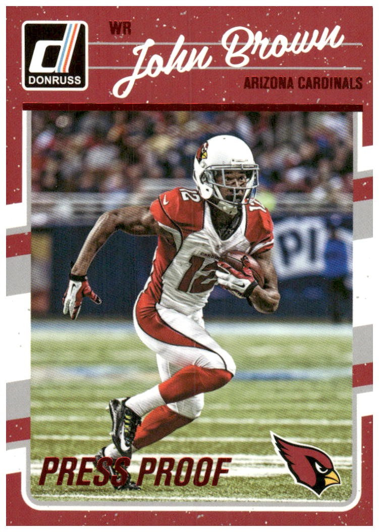 2016 Donruss #5 John Brown Press Proofs Red