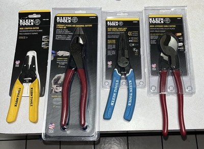 Klein Tools ,  4 Assorted Electricians Tools New In Packages 