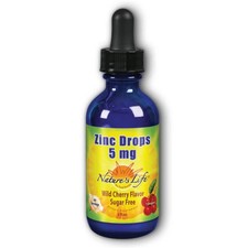 Liquid Zinc Drops 2 oz by Nature's Life