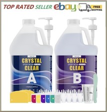 Epoxy Resin Kit 2 Gallon - Crystal Clear High Gloss Low Odor for Crafts