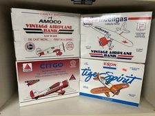 Citgo,Exxon,Mobile,Standard Oil Diecast Airplanes Lot Of 4