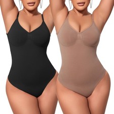 Backless Shapewear Bodysuit for Women Tummy Control Body Shaper Under Dresses