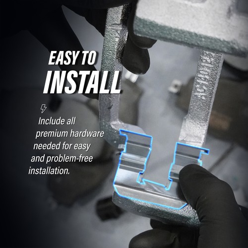 Front Rear Ceramic Brake Pads Kit For 2008-2009 Honda Accord 2009-2010 Acura TSX - Picture 17 of 17