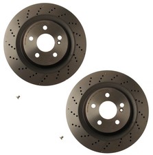 Brembo Rear 330mm Disc Brake Rotor Set For Mercedes Sl55 Amg 2003-2008 Brembo Rear 330mm Disc Brake Rotor Set For Mercedes Sl55 Amg 2003-2008