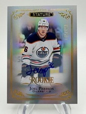 2019-20 Stature Hockey JOEL PERSSON Gold Rookie Auto ON Card /199 #152 Oilers