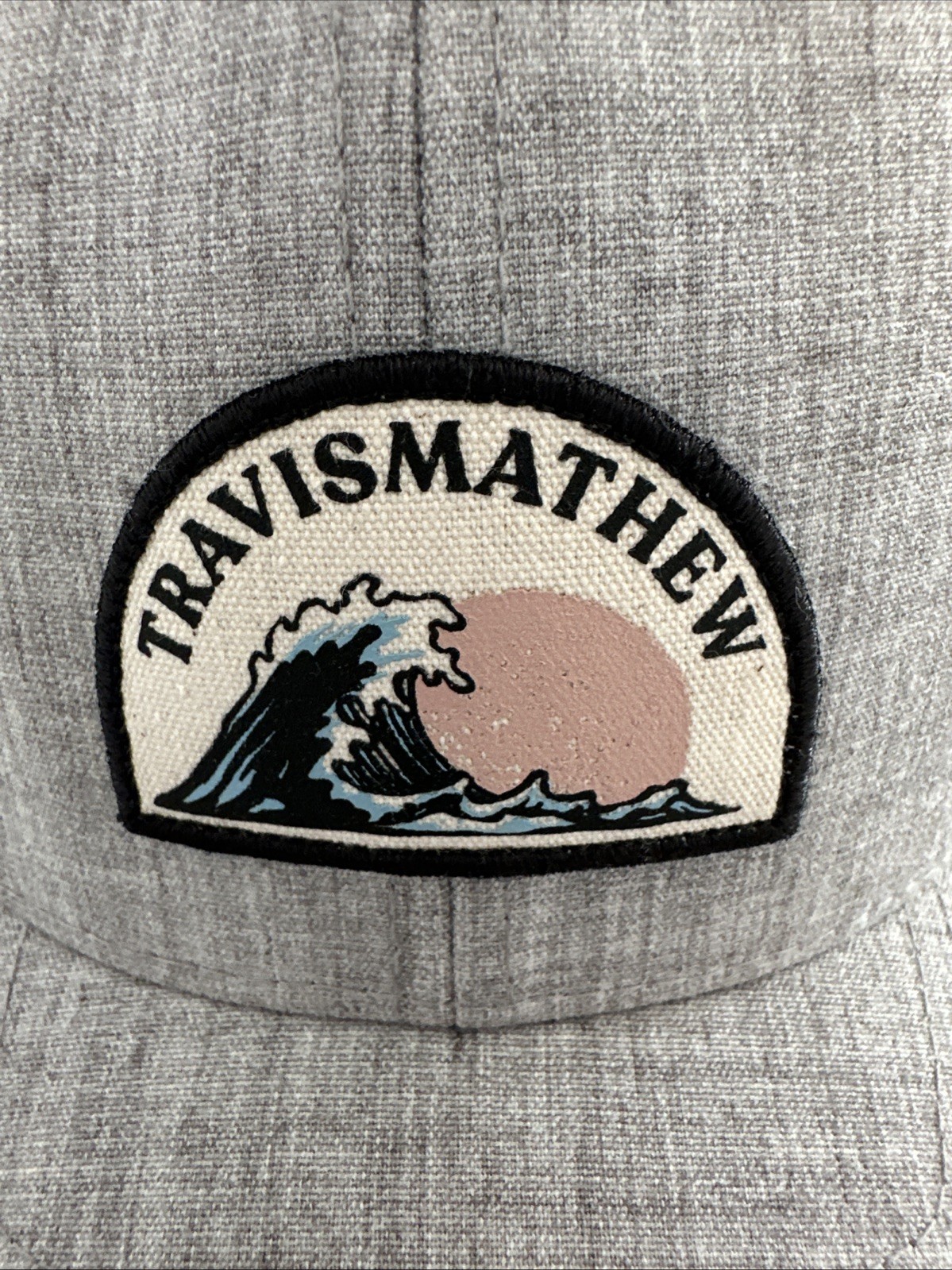 Travis Mathew~Snapback Flex Gray Patch Wave Baseb… - image 4