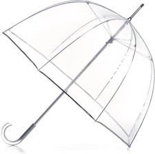 Adult Clear Bubble Umbrella with Dome Canopy and Lightweight Wind and Rain Prote