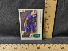 2010 SAGE HIT Aaron Hernandez Rookie Card RC Florida #22 High Grade Set Break . rookie card picture