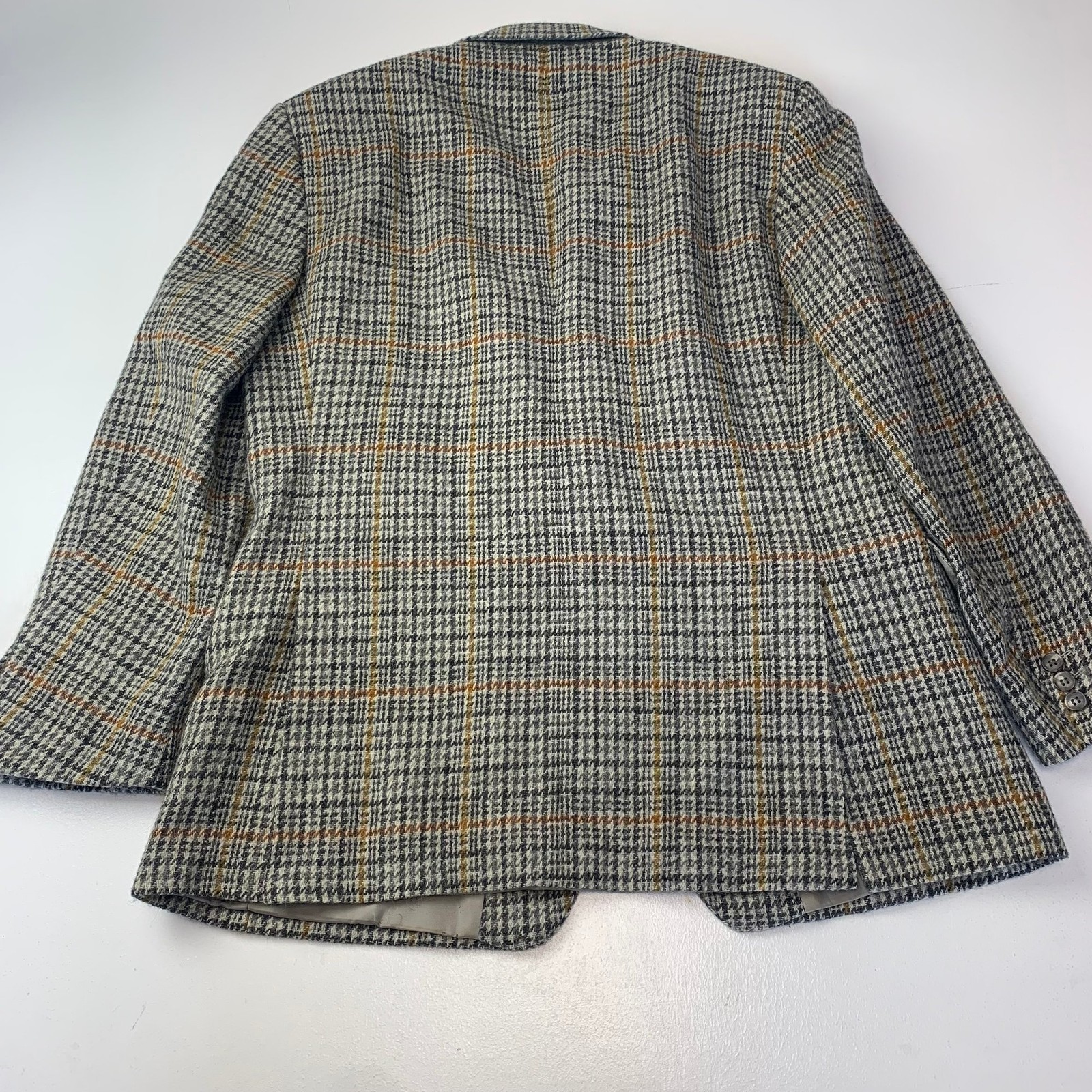 Scabal Blazer Single-Breasted Check Pattern Plaid… - image 8