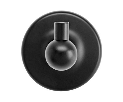 Wall Mounted Matte Black Robe Hook, Towel Holder, Single Prong Hook, Towel Ho...