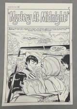 Original Comic Art Modeling With Millie #51 Page 8 Splash Stan Goldberg Lee