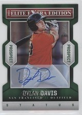 2014 Panini Elite Extra Edition Prospects 23/25 Dylan Davis #54 Auto 0g45