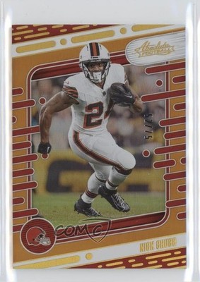2024 Panini Absolute Orange Spectrum /75 Nick Chubb #23 1t2r