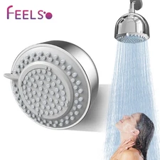 FEELSO High Flow Shower Head ^14 GPM Soft High Pressure *Metal Ball