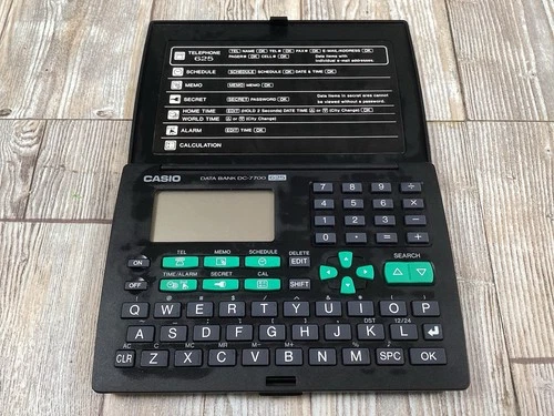 Casio Data Bank LCD Calculator DC-7700 625 Electronic Pocket - Vintage Retro