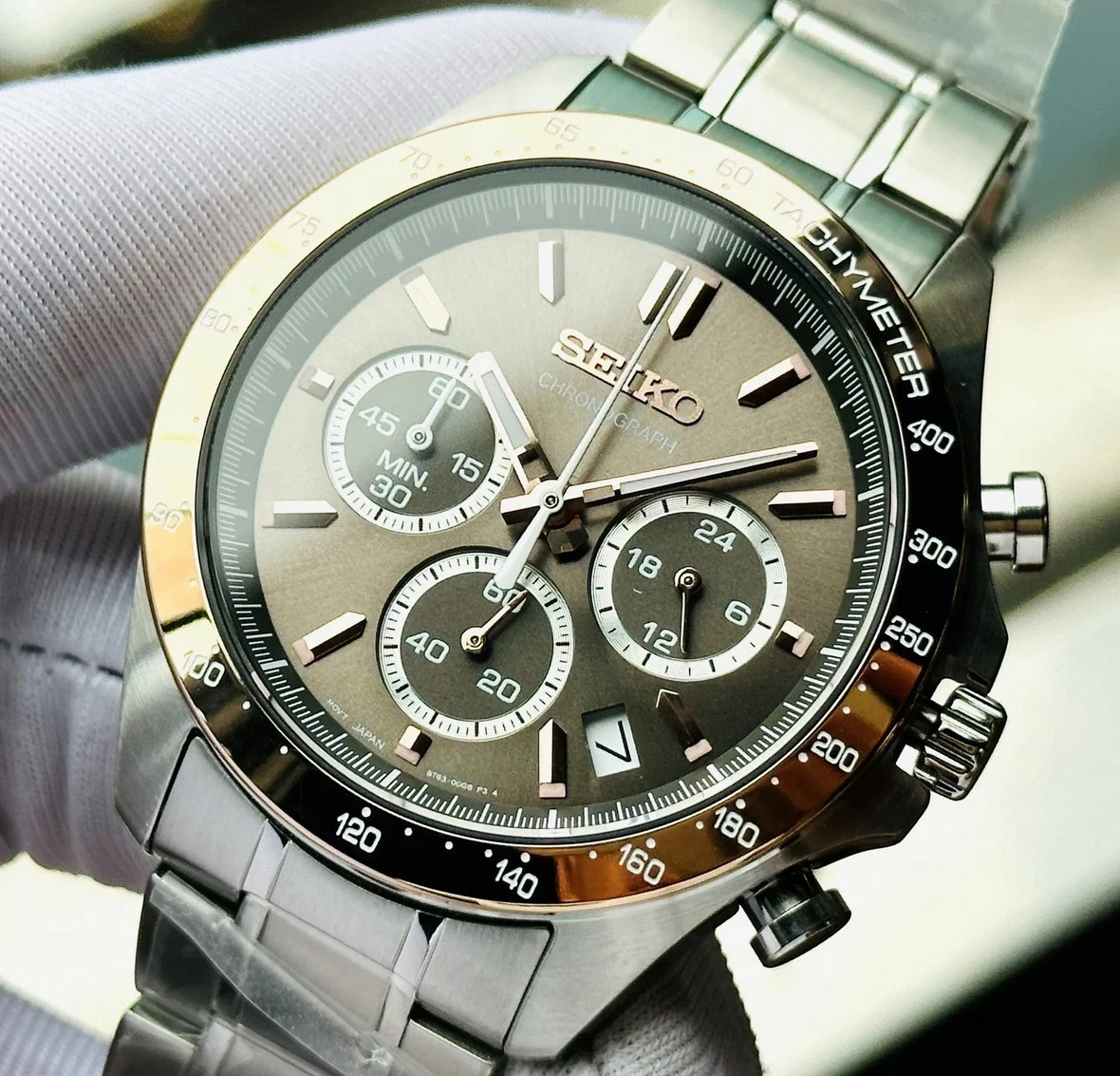 Seiko Spirit Brown Men's Watch - SBTR026 for sale online | eBay