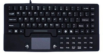 DSI IP68 Waterproof Silicone Mini Keyboard With Touchpad Washable KB-JH-IKB8910