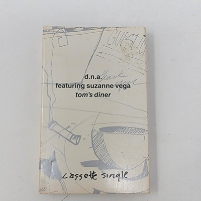 D.N.A. Featuring Suzanne Vega Tom's Diner Cassette 1990 A&M Records
