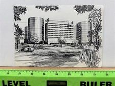 1980s ? Hyatt Regency O'Hare Chicago Illinois Postcard Vintage