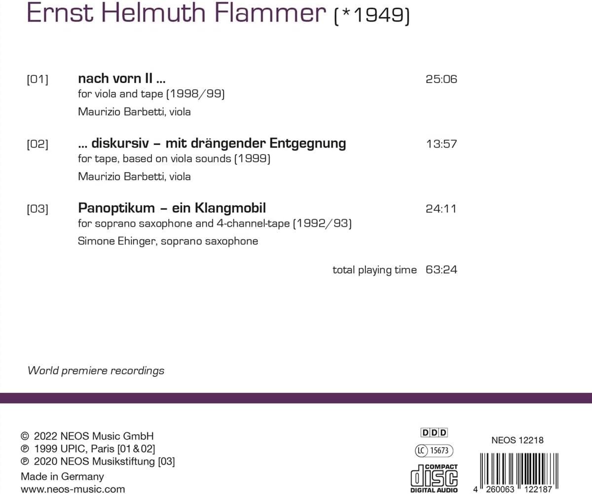 Эрнст Хельмут Фламмер Альбом Flammer: Electroacoustic Works (CD)