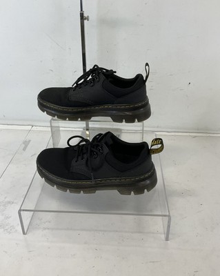 Dr. Martens Reeder Black Nylon PU-Coated Leather Utility Shoes 6