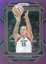 2023 Panini Prizm WNBA CAYLA GEORGE #58 PURPLE PRIZM /149 ACES