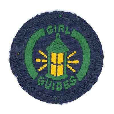 Rare Vintage Girl Guides Emergency Helper Proficiency Interest Cloth Badge 44mm