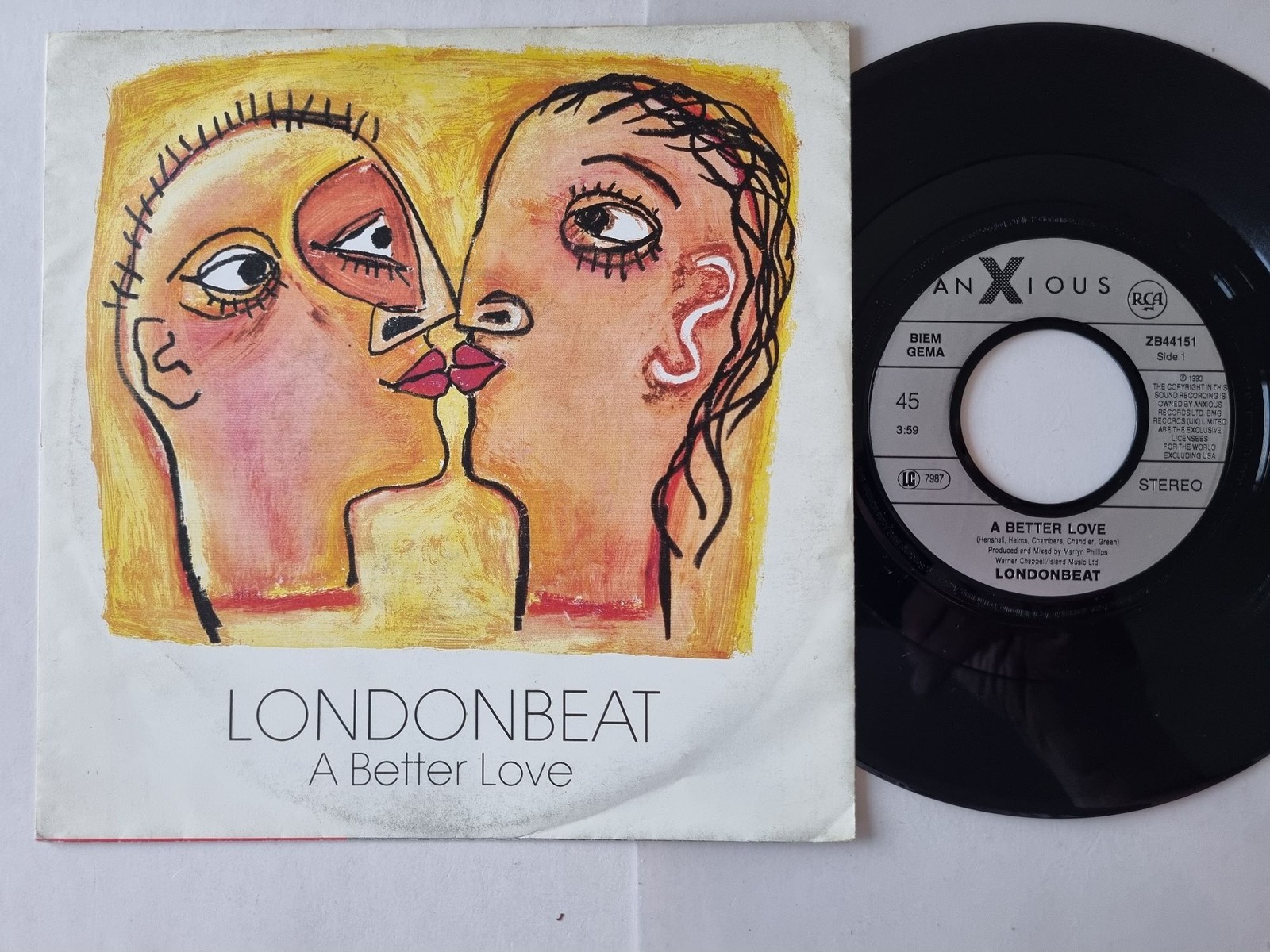 Londonbeat - A Better Love 7'' Vinyl Germany