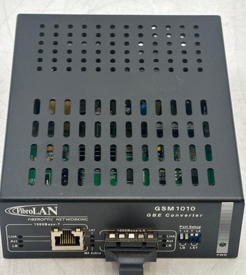 FibroLAN GSM1014 GBE Ethernet Managed Converter 1000base-T to 1000Base-LX