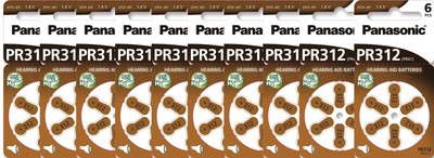 60 Pezzi Batterie Originali Per Apparecchi Acustici Panasonic - Foto 3