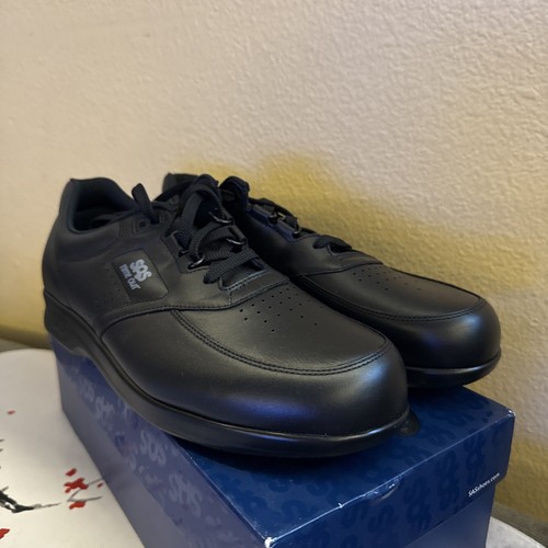 Men's SAS Timeout Walking Shoe TIME OUT BLK Black LEATHER Sz 11 M Made In USA - Picture 20 of 24