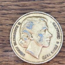 Queen Elizabeth lI  Crowned June 1953 National Playing Fields Assn. Medal