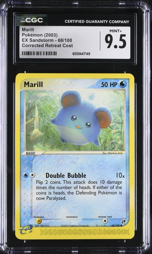 Marill graded CGC 9.5 for sale on eBay